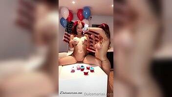 DulceMariaa - Messy 4th Of July With A Friend on leaks.pics