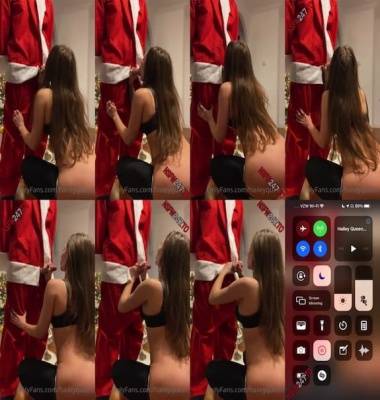 Hailey Queen - Santas Bad Girl on leaks.pics