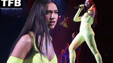 Dua Lipa Shows Off Her Sexy Body on Stage as She Performs During the Future Nostalgia Tour on leaks.pics