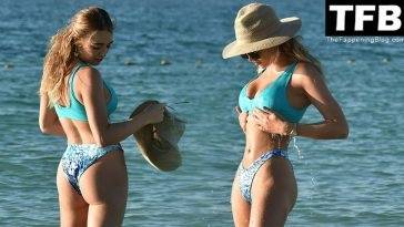 Georgia Harrison Flaunts Her Beautiful Body in a Two-Piece Bikini on the Beach in Portugal - Georgia - Portugal on leaks.pics