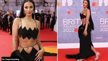 Maya Jama Flashes Her Boobs and Abs in a Very Skimpy Dress at The BRIT Awards (Photos) on leaks.pics