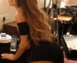 Ariana Grande Bends Over And Shakes Her Ass on leaks.pics