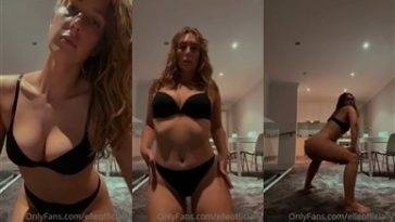 Elle Twerk Onlyfans Nude Black Thong Video Leaked on leaks.pics