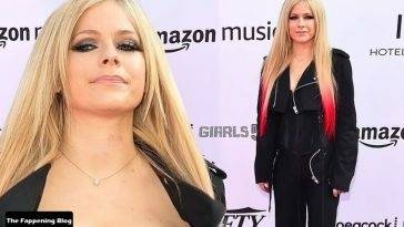 Avril Lavigne Flaunts Her Sexy Boobs at Variety 19s 2021 Music Hitmakers Brunch in LA on leaks.pics