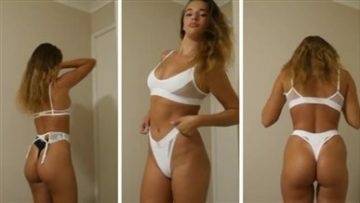 Shaniah Antrobus Nude Lingerie Try On Video  on leaks.pics