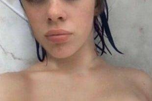 Billie Eilish Nude Topless Selfie And Wet Titties on leaks.pics