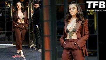 Charli XCX Shows Off Her Sexy Tits in New York - New York on leaks.pics