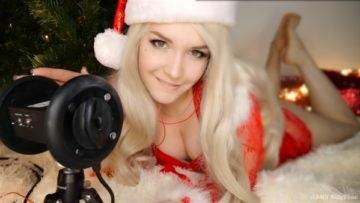 KittyKlaw ASMR Santa Girl Licking, Mouth Sounds, Triggers Patreon Video on leaks.pics