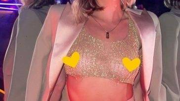 Emma Brooks Flashes Her Nude Tits in a See-Through Top at the Party in New York - New York on leaks.pics