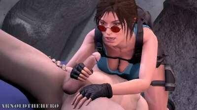 Classic Lara Croft handjob (Arnoldthehero) [Tomb Raider] - leaknud.com