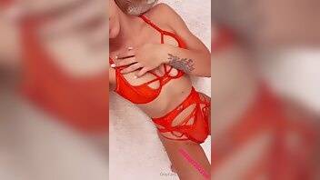 Therealbrittfit body play red lingerie onlyfans videos  on leaks.pics
