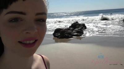 Aliya Brynn - You head to the beach for some head on leaks.pics