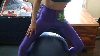 Erotic eva purple spandex pants exercise ball fun beach balls skinny women xxx free manyvids porn... on leaks.pics