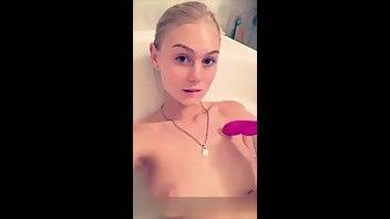 Nancy Ace pink dildo bathtub pleasure snapchat premium on leaks.pics