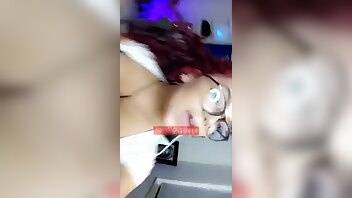 Harley Rose ? Butt plug in and dancing ? Premium Snapchat leak on leaks.pics