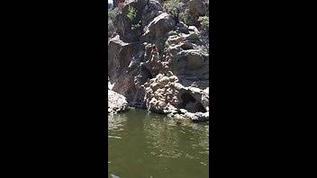 Davina Davis jumps off a cliff premium free cam snapchat & manyvids porn videos on leaks.pics