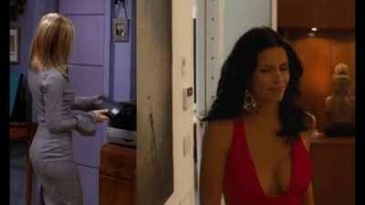 Jennifer Aniston and Courteney Cox. Two of the hottest women ever on leaks.pics