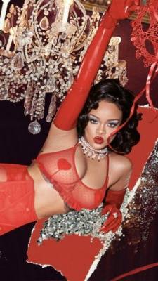 Rihanna See Through Lingerie Photoshoot Set  - Barbados on leaks.pics