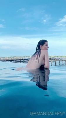 Amanda Cerny Nude Swim $100 PPV Onlyfans Video - influencersgonewild.com