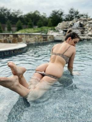 Christina Khalil Pool Bikini Onlyfans Set  on leaks.pics