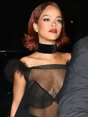 Rihanna Candid See-Through Nipple Slip Photos Leaked - influencersgonewild.com - Barbados