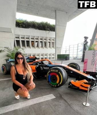 Claudia Romani Attends the F1 McLaren Event in Miami Beach on leaks.pics