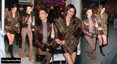 Kendall Jenner & Hailey Baldwin Bieber are Seen at Derek Blasberg 19s Birthday Party in New York - New York on leaks.pics