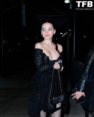 Dove Cameron Flaunts Her Tits As She Arrives at the Standard Hotel Met Gala Afterparty on leaks.pics