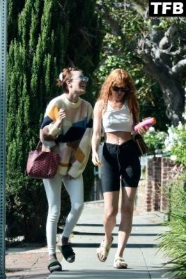 Rumer and Tallulah Willis Put a Smile on Each Other 19s Faces While Visiting Sister Scout in Los Feliz on leaks.pics