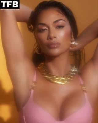 Nicole Scherzinger Displays Her Big Boobs and Sexy Legs in a Fashion Shoot on leaks.pics