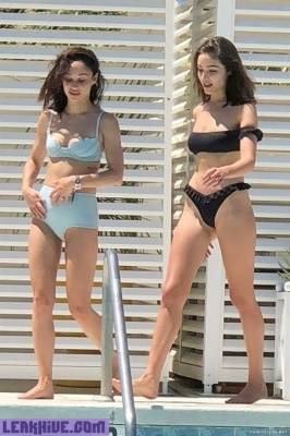  Olivia Culpo & Cara Santana Caught In Thong Bikini on leaks.pics