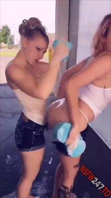 Asia Riggs & Audrey Spocket sexy car wash snapchat premium xxx porn videos on leaks.pics