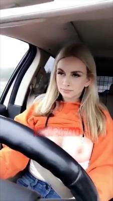Aria Rayne boobs flashing while driving snapchat premium xxx porn videos on leaks.pics