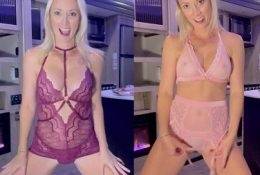 Vicky Stark Nude Skirt Lingerie Try On Video  on leaks.pics