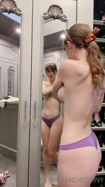 Amanda Cerny Nude Closet Striptease  Video  on leaks.pics