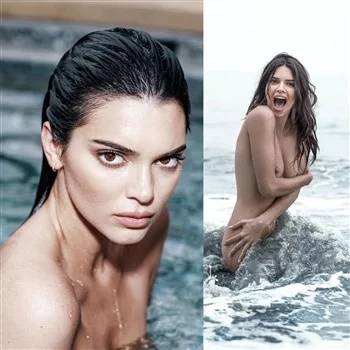 Kendall Jenner Nude Beach Photoshoot  on leaks.pics
