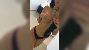 Marife0604 ? Teasing her tits in a thong ? Instagram thot with 200k + followers on leaks.pics
