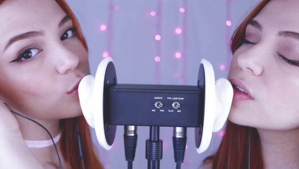 Maimy ASMR Patreon - Twins - Ear Noms, Kissing, Inaudible Whispers on leaks.pics