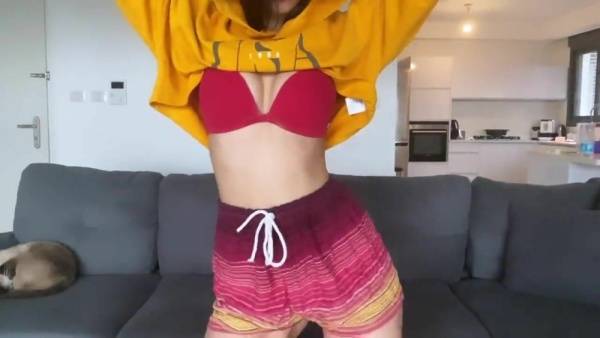 Yael Cohen Aris Bra Shorts Twerking Video  on leaks.pics