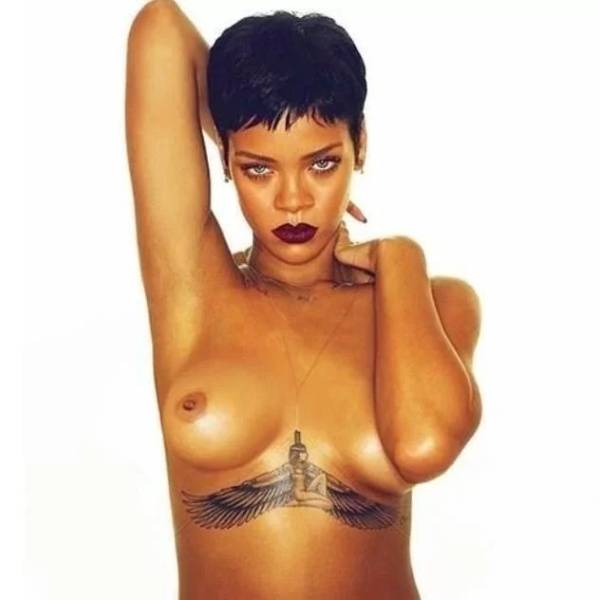Rihanna Nude Topless Photoshoot Photos  on leaks.pics