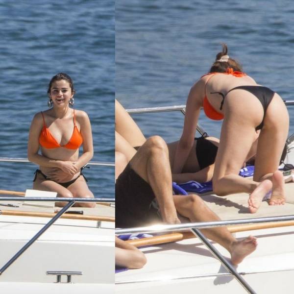 Selena Gomez Thong Bikini On Boat Set  - Usa on leaks.pics