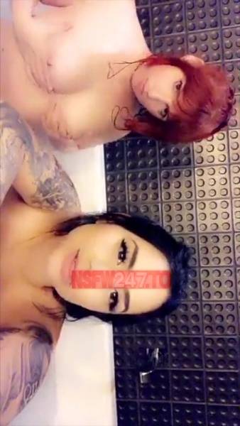 Amber Dawn with Cassie Curses bathtub show snapchat premium xxx porn videos on leaks.pics
