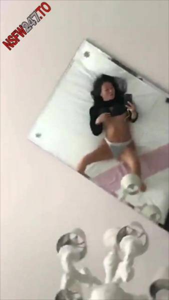 Asa Akira playing on bed snapchat premium 2019/11/13 porn videos on leaks.pics