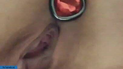 Chippylipton  Snapchat Masturbating with Butt Plug Porn Video on leaks.pics
