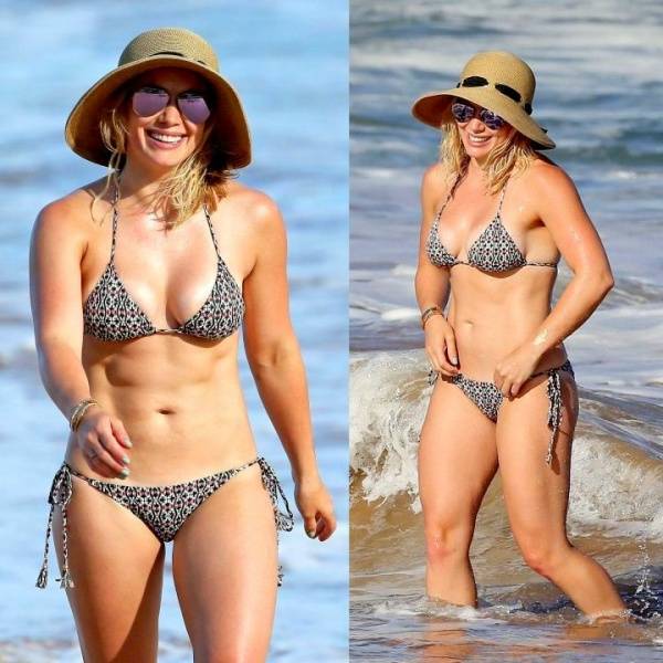 Hilary Duff Sexy Paparazzi Bikini Beach Set Leaked - Usa on leaks.pics