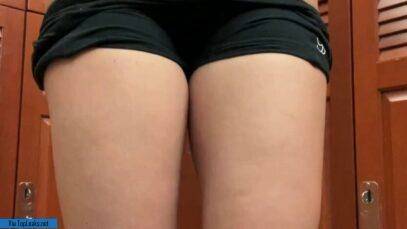 Christina Khalil Public Gym Shorts Strip Onlyfans Video  nude on leaks.pics