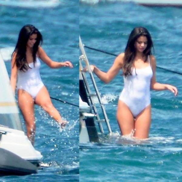 Selena Gomez See Through One Piece Lingerie Beach Set  - Usa on leaks.pics