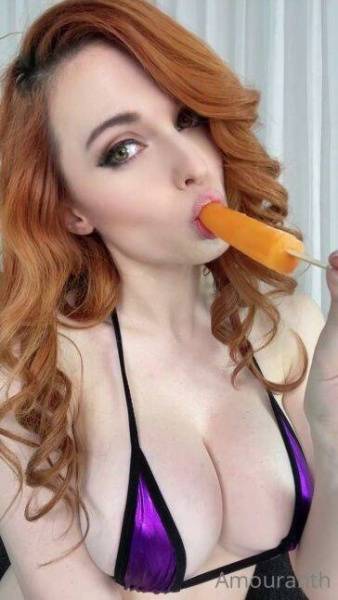 Amouranth Nude Popsicle Blowjob Onlyfans Video on leaks.pics