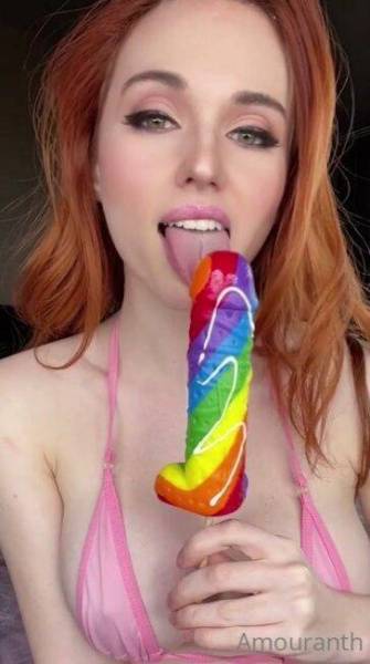 Amouranth Dildo Blowjob Onlyfans Video Leaked on leaks.pics