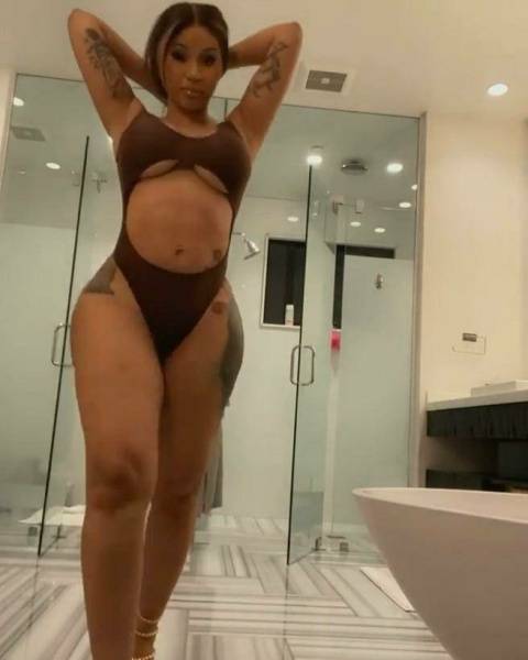 Cardi B Sexy One-Piece Modeling Video Leaked - Usa - New York on leaks.pics